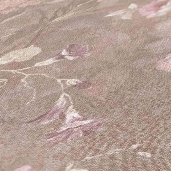 Tapete Beige, Creme, Braun, Rosa AS-Creation deco Vliestapete (386363)