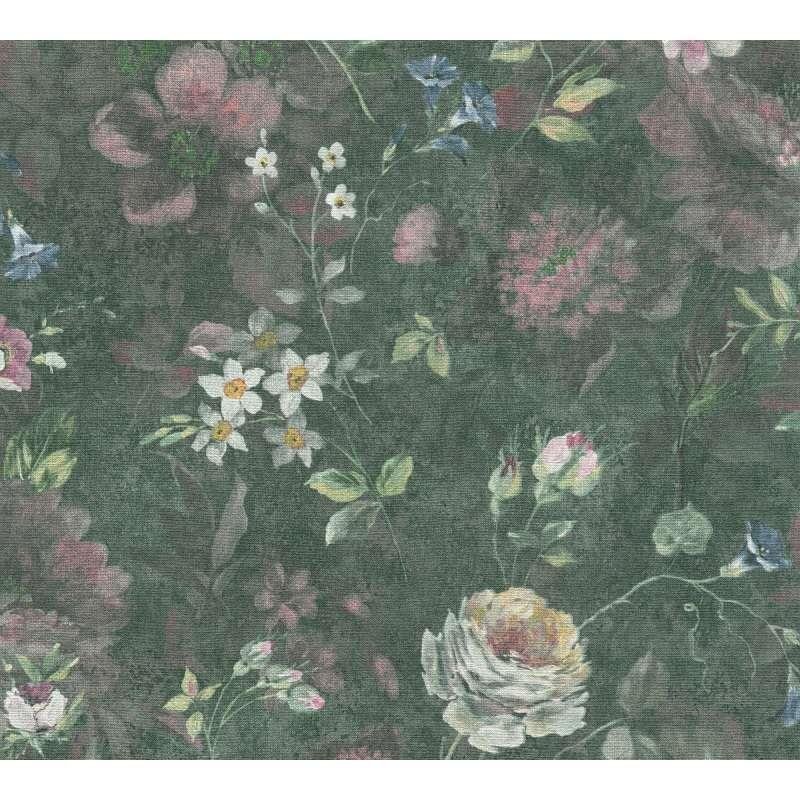 Tapete Grün, Rosa AS-Creation deco Vliestapete (386362)