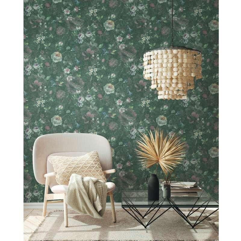 Tapete Grün, Rosa AS-Creation deco Vliestapete (386362)