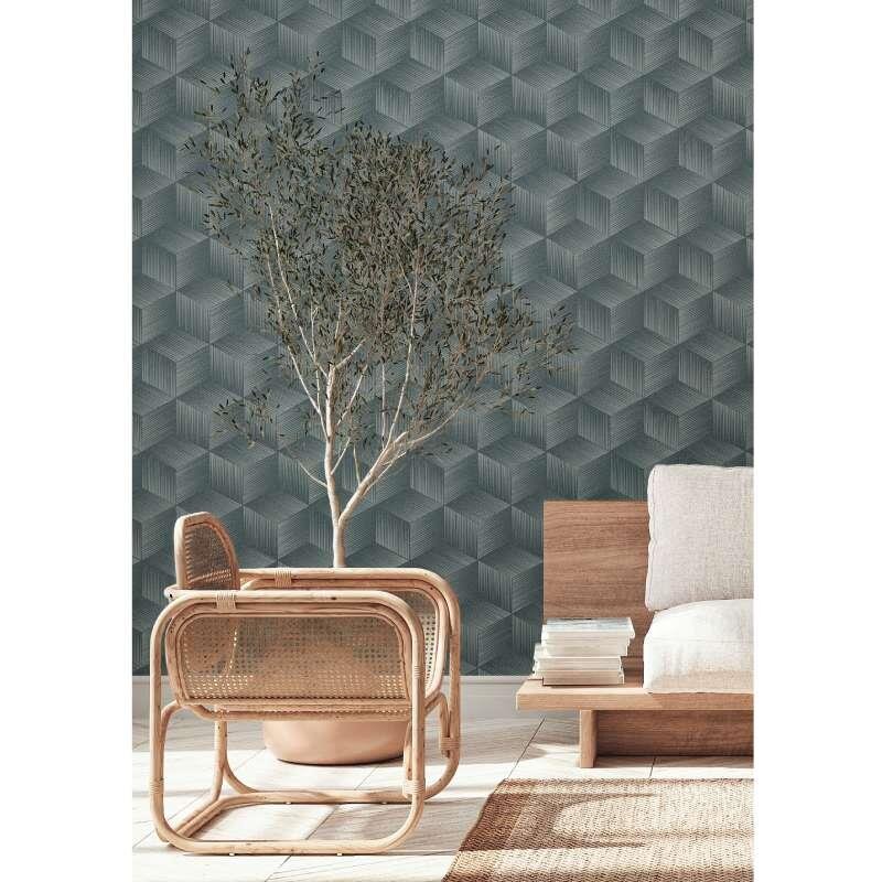 Tapete Grau, Silber, Schwarz, Anthrazit AS-Creation deco Vliestapete (385064)