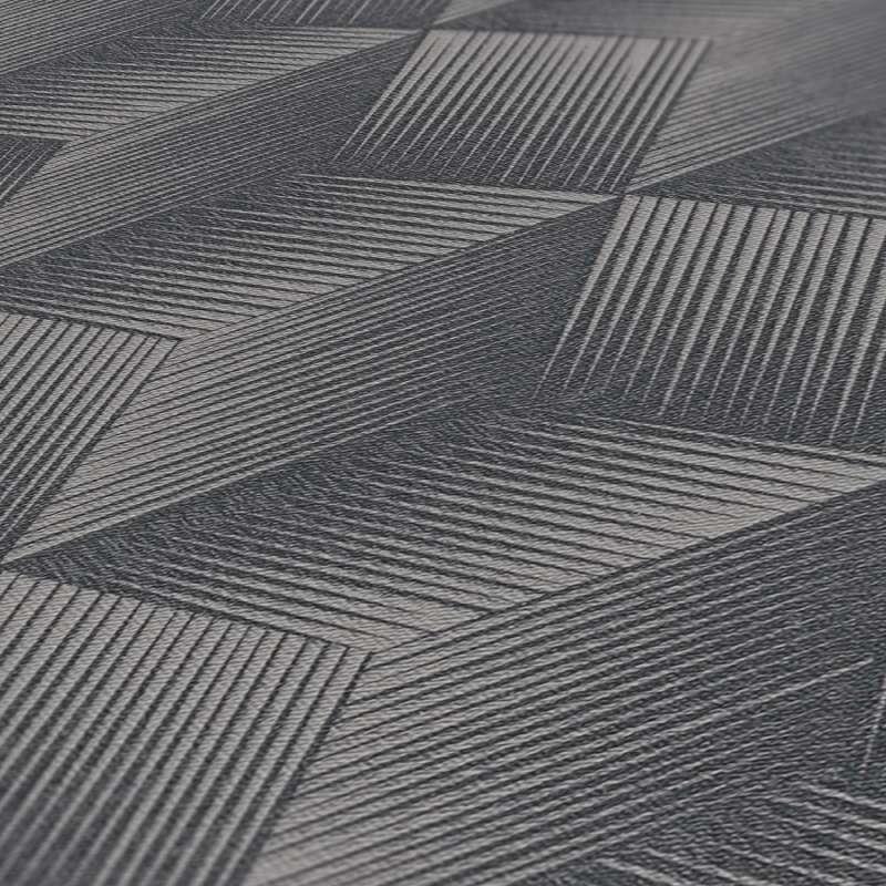 Tapete Grau, Silber, Schwarz, Anthrazit AS-Creation deco Vliestapete (385064)