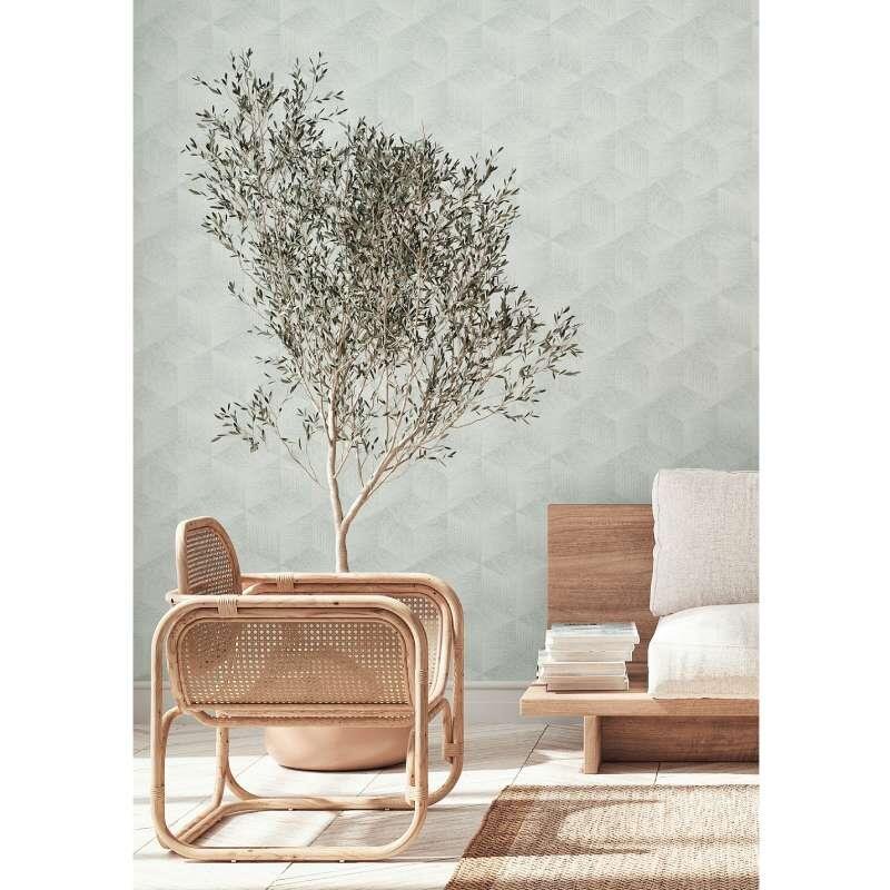 Tapete Grau, Silber, Weiß AS-Creation deco Vliestapete (385062)